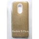 Redmi 5 Plus Forcell Shinning szilikon tok - arany