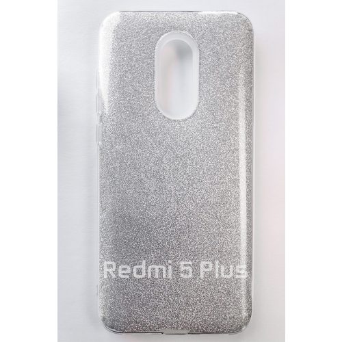 Redmi 5 Plus Forcell Shinning szilikon tok - ezüst