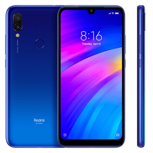 Redmi 7 okostelefon (Global) - 3+64GB, üstökös kék