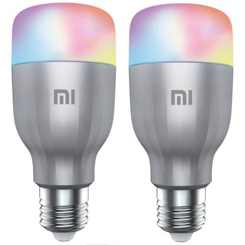 Mi LED Smart Bulb (fehér és színes) okos izzó - Global, 800lm, 2db-os csomag