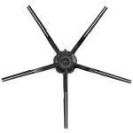 Roborock Silicone Side Brushes (S6 MaxV, S6, S6 Pure, S5 Max, S5, Mi Robot Vacuum) - puha szilikon oldalkefe 2db-os, fekete