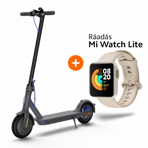 Mi Electric Scooter 3 (Onyx Black) elektromos roller + Mi Watch Lite okosóra Bundle Kit