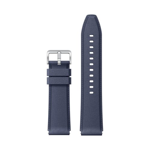 Xiaomi Watch S1 Strap (Leather) - bőrszíj, kék
