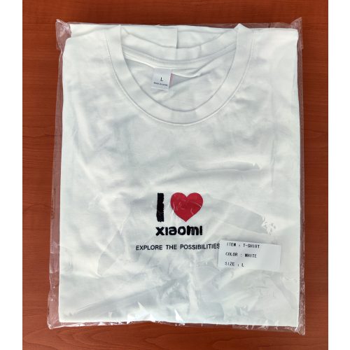 Xiaomi Mi Fan T-Shirt - fehér (L-es méret)