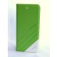 Redmi Note 3 műbőr fliptok - zöld