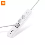 Mi Power Strip 3 - hálózati elosztó, 3 USB kimenettel, fehér