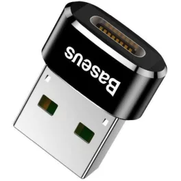 Baseus USB-A - Type-C átalakító adapter, Fekete