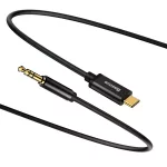 Baseus M01 Yiven USB-C - 3,5 Jack összekötő audio kábel 1,2m, Fekete