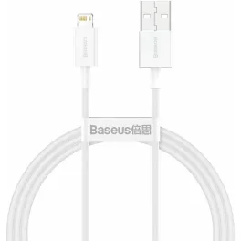  Baseus Superior Lightning gyors adat/töltőkábel 2.4A 1m, Fehér