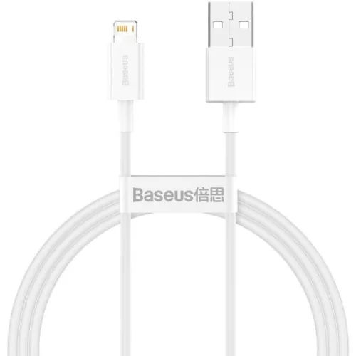 Baseus USB-kábel a Lightning Superior sorozathoz, 2,4A, 2m, fehér