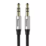 Baseus Yiven 1,5m 3.5mm Jack - 3.5mm Jack audio kábel, ezüst-fekete