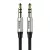 Baseus Yiven 1,5m 3.5mm Jack - 3.5mm Jack audio kábel, ezüst-fekete