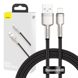   Baseus Cafule USB - Lightning fekete adat- és töltőkábel 2,4A 1m, fekete