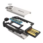 Baseus BA01 USB - AUX  Bluetooth 5.0 audioadapter, fekete