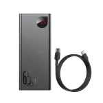 Baseus Adaman Metal 20000 mAh 65W Power Bank - külső akkumulátor, fekete