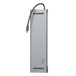 Baseus Enjoyment 11 az 1-ben USB3.0 HUB Type-C notebook dokkolóállomás, szürke