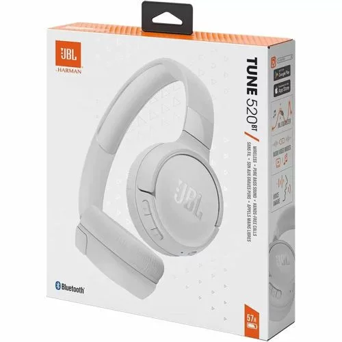JBL T520 BT Bluetooth fehér fejhallgató