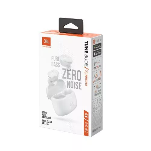 JBL Tune Buds TWS Bluetooth fülhallgató fehér (JBLTBUDSWHT)
