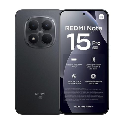 Xiaomi Redmi Note 15 Pro 5G Dual Sim 8GB RAM 512GB - Black