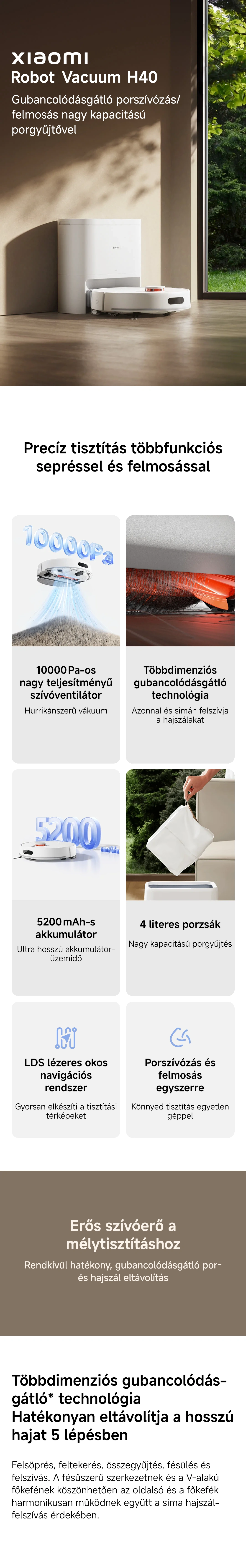 Xiaomi Robot Vacuum H40 – 01